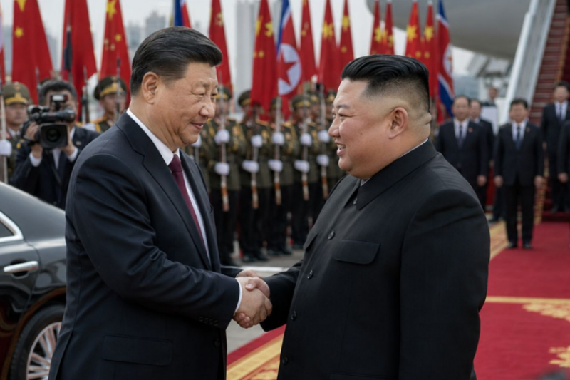 Xi Jinping e Kim Jong-un