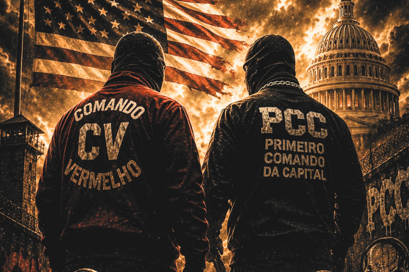 PCC e Comando Vermelho agora são terroristas para os EUA